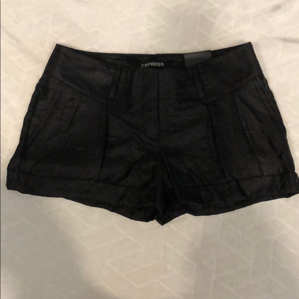 Express black shorts